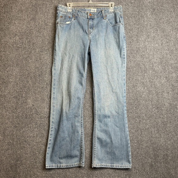 Signature by Levi Strauss & Co. Denim - Signature by Levi Strauss Co Low Rise Bootcut Womens 10 Short Blue Jeans Y2K